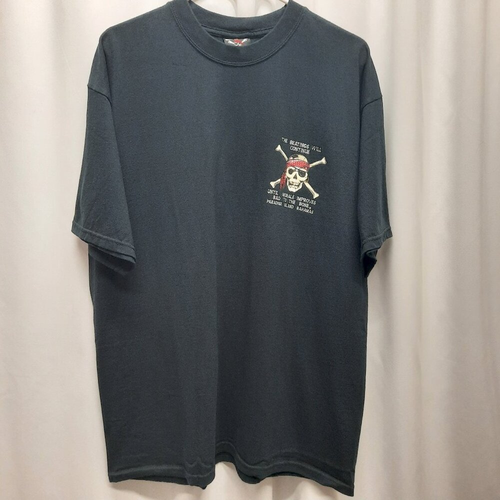 Vintage Pirana Joe Paradise Island Bahamas Men's Size XL Caribbean Souvenir